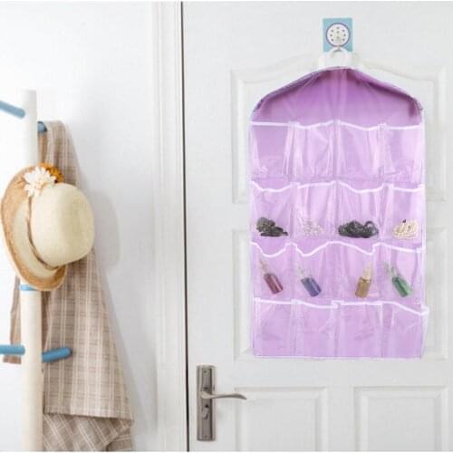 16 Grids Wardrobe Foldable Hanging Organizer Practical Underwear Bras Socks Ties Storage Bag Clothing Hanger For Home Dormitory