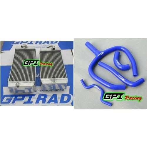 2011 2012 2013 2014 Radiator +BLUE HOSE Kawasaki KXF250 KX 250F KX250F