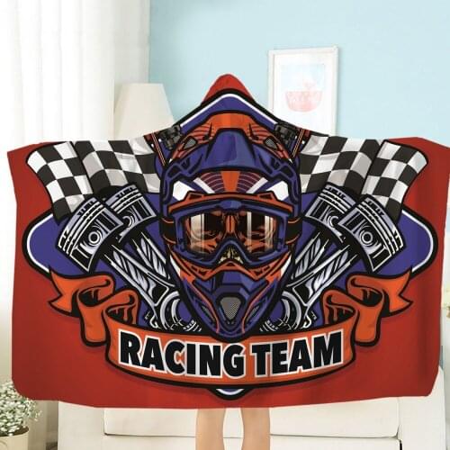 3d Dog Woman Print Hooded Blanket Fashion 3D Wool Blanket Soft Comfortable Blanket Bedroom Home Wearable Blanket