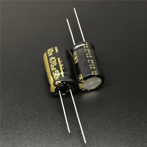 5Pcs 470uF 50V NICHICON KW Series 12.5x20mm 50V470uF HiFi Audio Capacitor