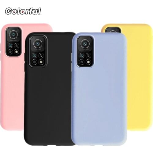 For mi10t pro case bumper fashion silicone slim matte back cover for xiaomi mi10t soft case xiomi mi 10t 10 t pro 5g phone coque