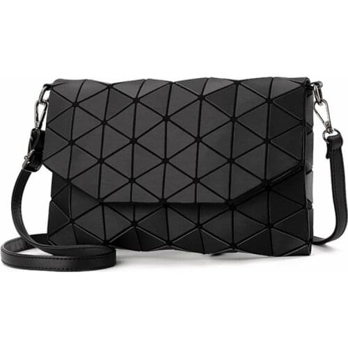 Black Womens Crossbody Bag Geometric Women Messenger Bags Small Female Envelope Handbag Ladies Novelty Shoulder Bags