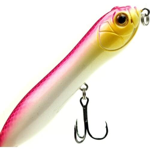 FISHING BAIT stick pencil fishing lure 18g hard plastic fishing bait floating minnow lure with very sharp hook