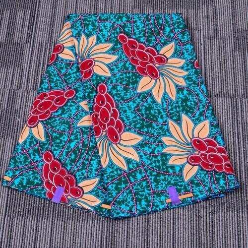 2Size Flower Pattern Cotton Wax Cloth Fabric Sheet For Women Clothing Bag Decor DIY Handmade Craft Sewing Home Textile Supplies