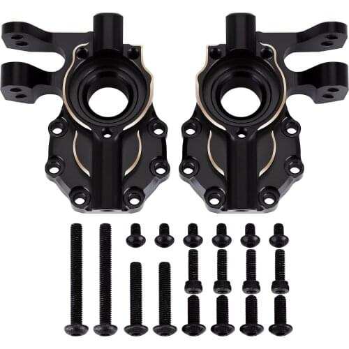 Brass Counterweight Portal Drive Housing Black Coating For 1/10 RC Crawler Car Traxxas TRX4 TRX6 Upgrade Parts