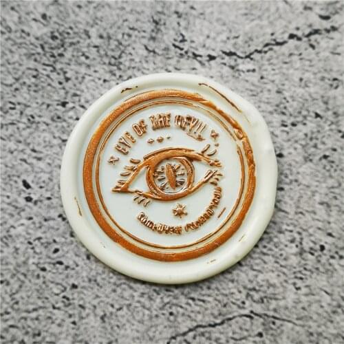 Eye of the Devil Wax Seal Stamp personalized Wedding Invitation Wax Stamp mushroom seals stamp Custom Sealing Wax Stamp