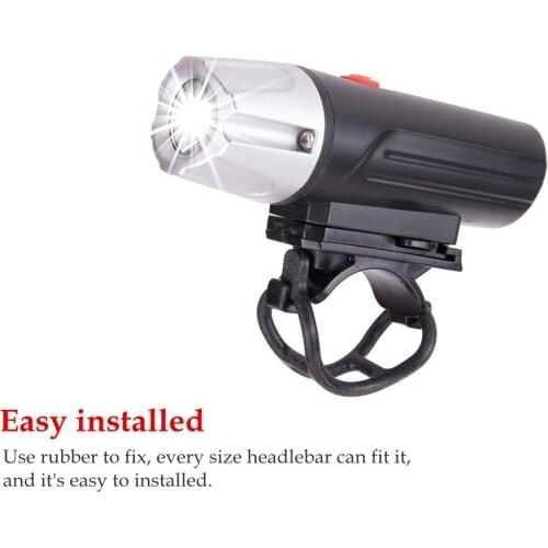 300LM USB Rechargeable Bicycle Light Li Battery Brightness LED Outdoor Cycling Flashligh Waterproof MTB Bicycle Front Headlight