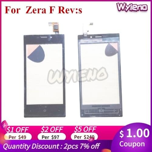Wyieno For Highscreen Zera F rev.S LCD Display Screen Touch Sensor Panel Replacement Parts + tracking