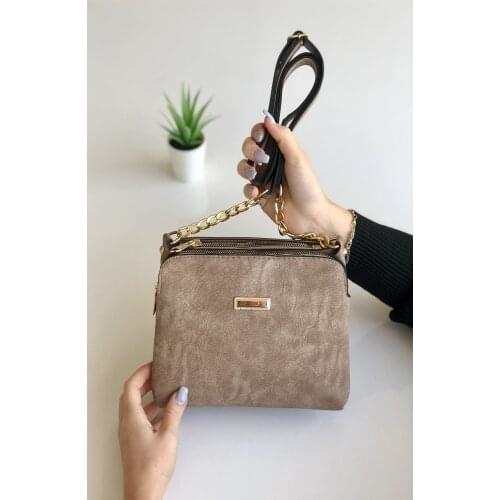 Women Small Handbag Casual Fashion Accessories Phone Coin Purse Shoulder Strap Multi Compartment Zipper Handbag