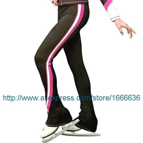 Hot Sales Ice Skating Dresses For Women Beautiful New Brand Vogue Figure Skating Trousers Competition KZ2006