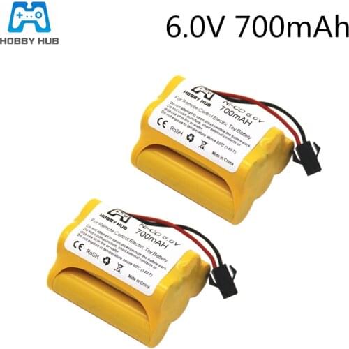 1/2/4x NI-CD 6.0V 700mAH battery AA rechargeable 6 v battery for rc car ship toy remote control toy electric toy 700 mah