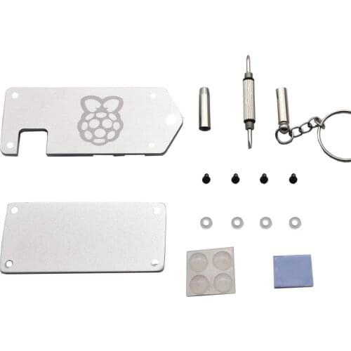 ZV2 Aluminum Protective Case Metal Enclosure Shell for Raspberry Pi Zero W