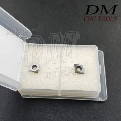 CCGW060204 CBN30 Cubic Boron Nitride Blade CCGT060204 CCMT21.51 Carbide Insert Cutting Tool For Machining Super Hard Steel