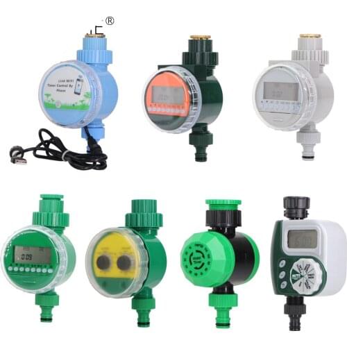 7 Types Garden Water Timer Lcd Watering Irrigation Controller Wifi Solar Rain Sensor Mechanical Timer Digital Irrigator