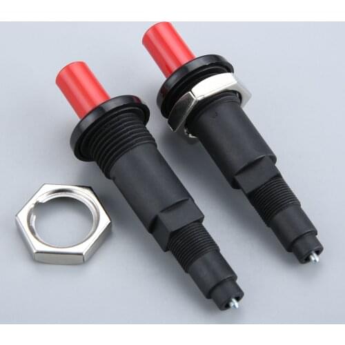 2pc Piezo Ceramic Ignitor Kit Grill Stove Igniter Spark Plug Push Button Ceramic For Gas Heaters BBQ Grill Igniter Gas Stove