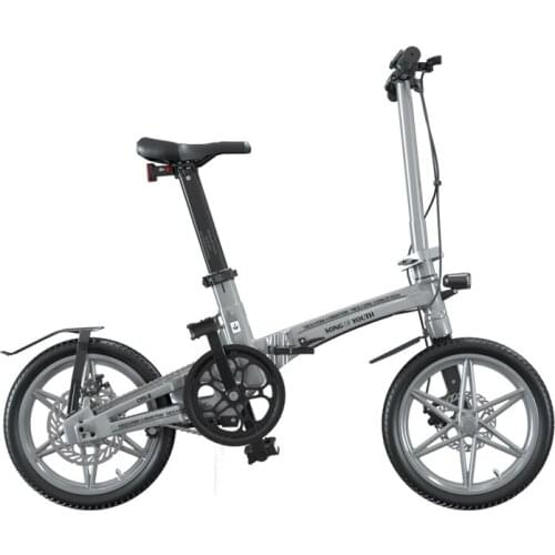 Lightweight Folding Electric Bicycle 16 Inch 250W 36V 5.2/7AH Magnesium Alloy Frame Citycoco Ebike For Women