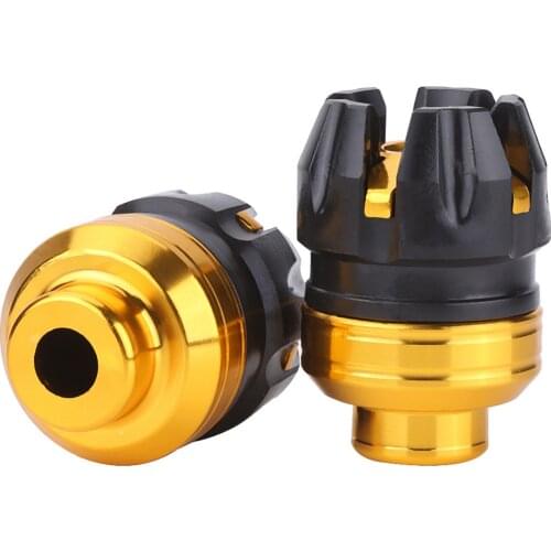 2 Pcs Motorcycle Accessories Anti Collision Cup Fork Hexagonal Hard Motorcycle Protector Wheel Protection Motorbike Crash Pads