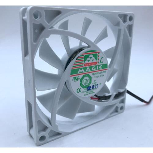 New MGA8012LF-O15 MGA8012LF-015 Refrigerator fan 80*80*15mm 80mm DC12V 0.10A for Magic silent quiet coolinf fan