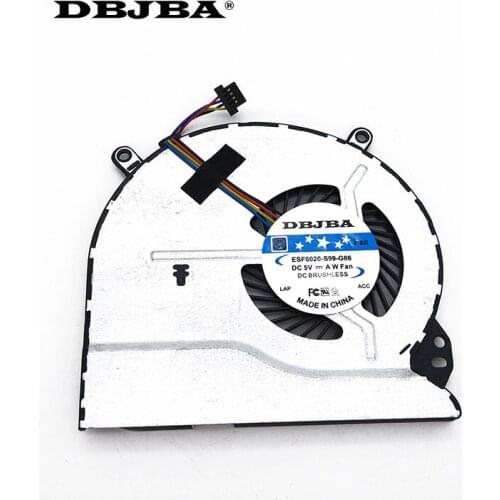 New laptop cpu cooling fan for HP Sleekbook 14 15 702746-001 BSB0705HC-CC1S 697914-001 AB09005HX070B00 0CWU33 Fan
