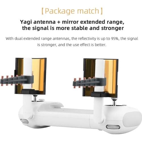 Remote Control Yagi Antenna Signal Booster Mirror Extended Range Mirror Amplifier Booster For FIMI X8 SE 2020 Drone Accessories