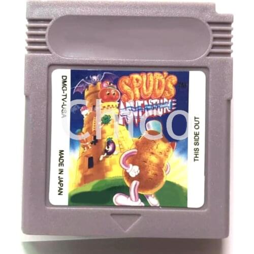Spuds Adventure Video Game Memory Accessories Cartridge for 16 Bit Console