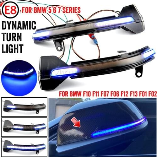 LED Dynamic Turn Signal Blinker For BMW F10 F11 F12 F13 5 6 7 Series GT F01 F02 F06 F07 flasher lights 2014 2015 2016 2017