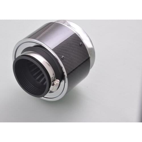 CARBON FIBER HEAT SHEILD/COVER 3.0" AIR FILTER INTAKE PIPING 130*130mm [QPL129]