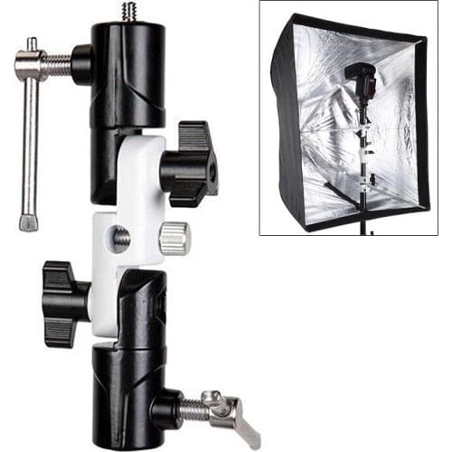 Universal Flash Bracket Adapter Speedlight Light Stand Umbrella Holder mount photography accessories for Flash soft box