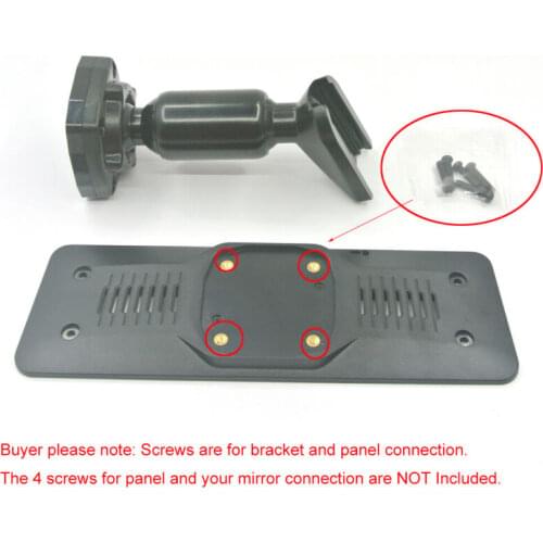 Interior Rear View Mirror Back Plate Panel +Bracket For Car DVR Instead Of Strap Car Rearview Mirror Mounting Bracket