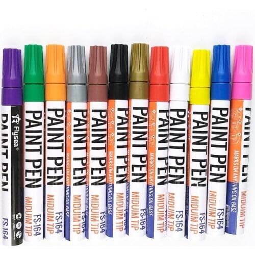 Waterproof Car Tire Paint Marker Pen Touch Pen Graffiti Pen Sign In Pen Stationery Water Based Premium Markers Fill Paint Pen