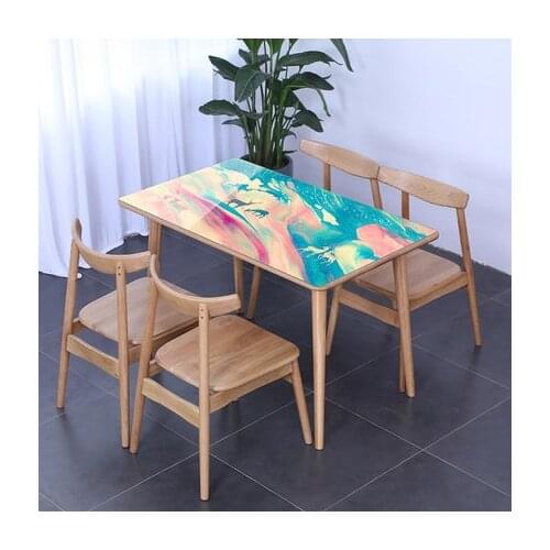 Waterproof Tablecloth oilproof table covers home Dining room kitchen living room art table mat 1.0mm free shipping