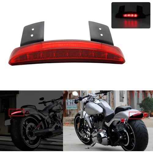 Motorcycle Rear Fender Edge ED Lower taillight For Touring Sportster XL 883 1200 Cafe Racer Lower taillight