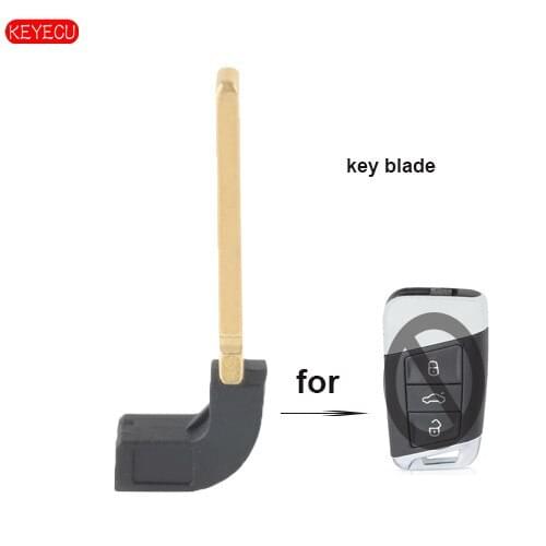 Keyecu Remote Insert Key Fob Replacement for Volkswagen Passat B8, Magotan 2017-2018