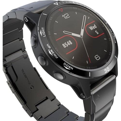 ​Anti-scratch Etching Numbers Protective Cover Ring Unique Stainless Steel Watch Bezel Ring for Garmin Fenix5 Watch Accessories