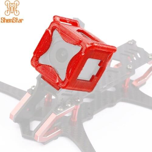 ShenStar 3D Printed TPU Camera Mount Protection Mounting Seat Cover for GoPro for iFlight Longya V3 Frame DIY FPV Racing Drone