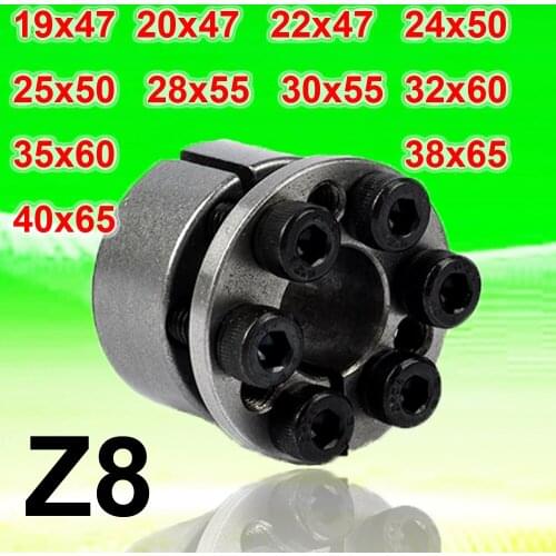 1PC TLK133 KTR206 Z8 Tensioning Shaft Locking Devices Assembly Keyless Connection Hub Expansion Sleeve 19x47 20x47 22x47 24x50