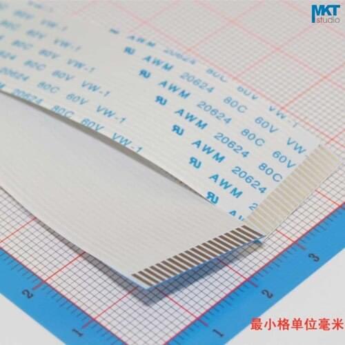 100Pcs 6/10/15cm Length A/B Type 20P 1.0mm Pitch FPC FFC Flexible Flat Cable Wire Same/Opposite Surface