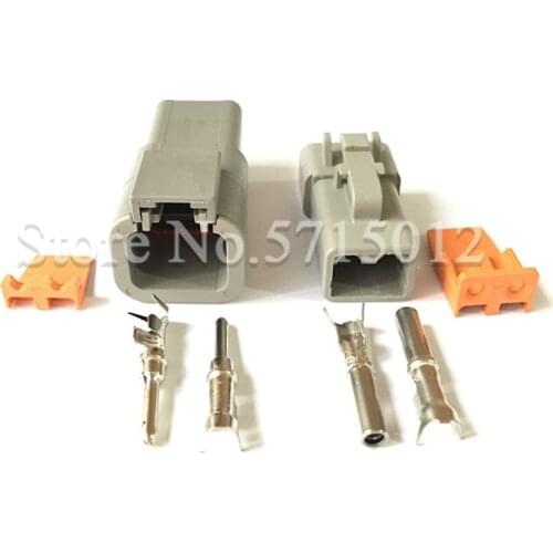 2 Hole DTP06-2S DTP04-2P DTP Series Automotive Connector Waterproof Electrical Wire Socket For Deutsch Heavy Truck Accessories