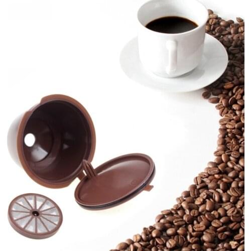 3Pcs/Set 350ml Use 150Times Refillable Coffee Capsule Filters Plastic Reusable Compatible Scraper Cutter Baking Pastry 54mm*40mm