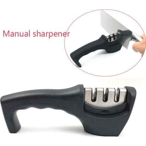 Knife Sharpener 3 Stages Professional Kitchen Sharpening Stone Grinder knives Whetstone Tungsten Diamond Ceramic Sharpener Tool