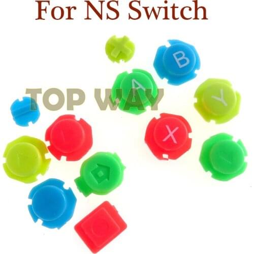 50sets Colorful ABXY Directions Keys Buttons Joystick for Nintendo Switch NS NX Controller Joy-con Left Right Controller