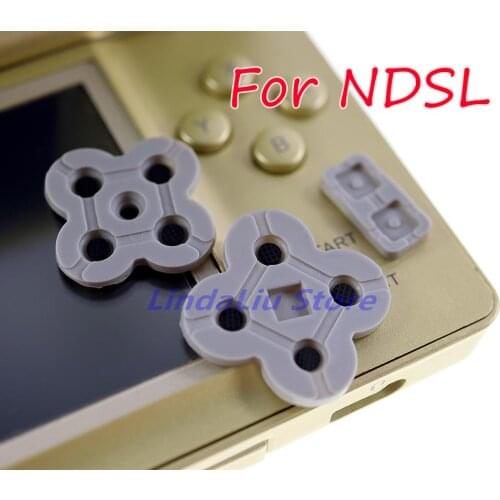 ChengChengDianWan 50sets conducting button rubber silicone dpad pad RL LR L R left right keypad for NDSL/DSL/Nintendo DS Lite