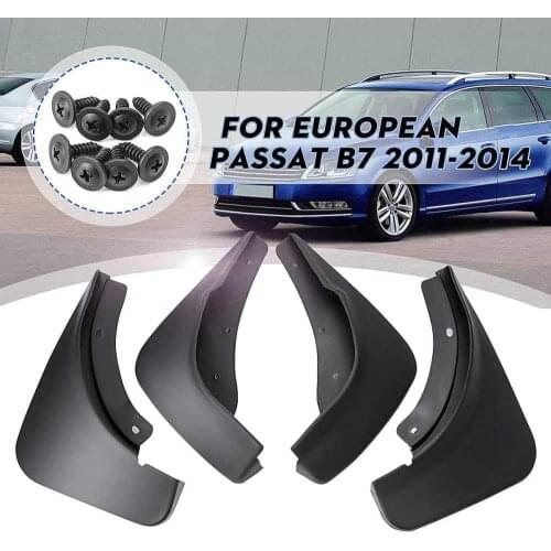 Mud Guards Mud Flaps For-VW Passat B7 2011-201 European Fender Full Protection Splash Guards 4Pcs Mudguard