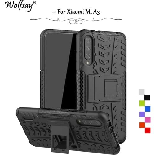 For Xiaomi Mi A3 Case Shockproof Armor Rubber Silicone Hard Phone Case For Xiaomi Mi A3 Protective Cover For Xiaomi Mi A3 Fundas