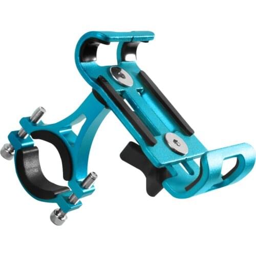 2019 New Aluminium Alloy Bike Phone Holder 3.5-6.5" Cell Phone GPS Holder Bicycle Phone Support Cycling Bracket Mount Bike Rack
