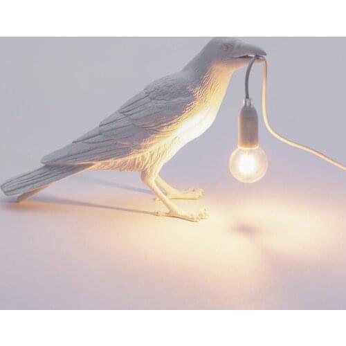 Designer Bird Lamp LED wall lamp with plug in cord Living Room bedside Lights Aisle Restaurant Home Decor Bird Wall Light WJ912