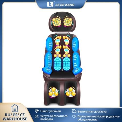 Health care electric full body Massage Cushion Full Body Shiatsu Massage Chair Vibration Kneading Back Foot Massage Machine