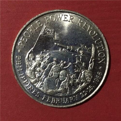 Philippines 10 Piso, 1988 KM250, 36mm Nickel Commemorative Coin , Real Original Collection Coin