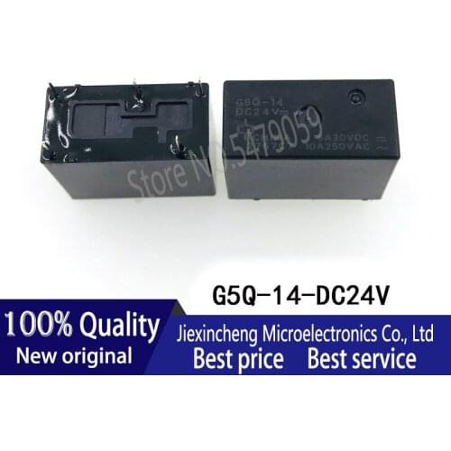 G5Q-14-DC24V G5Q-14-24V G5Q-14 10A 250VAC G5Q-14-DC12V G5Q-14-12V DIP New original