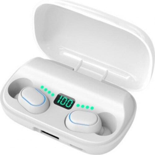 JS2 Portable Wireless Bluetooth 5.0 Dynamic Earphone Earbuds for Phone